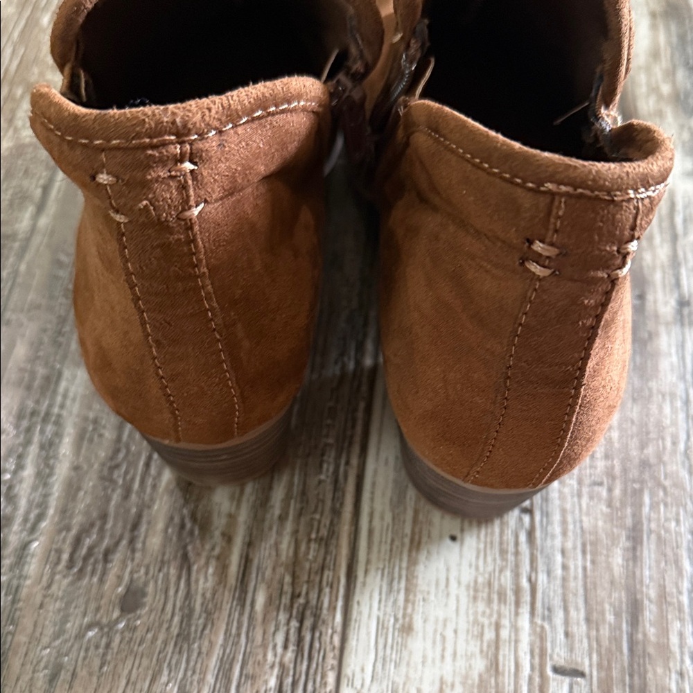 Esprit Women's Ankle Booties in Brown Suede - Picture 8 of 10